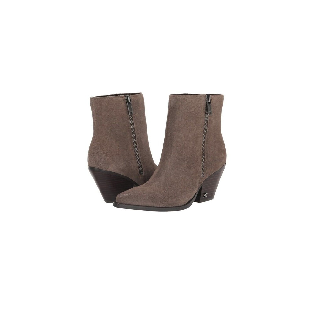 Sam Edelman Women's Jane Fashion Boots Size 6M  Olive Suede